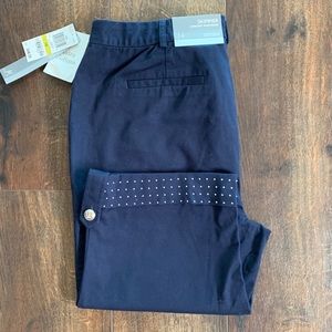 JM Collection Comfort Waistband Capri